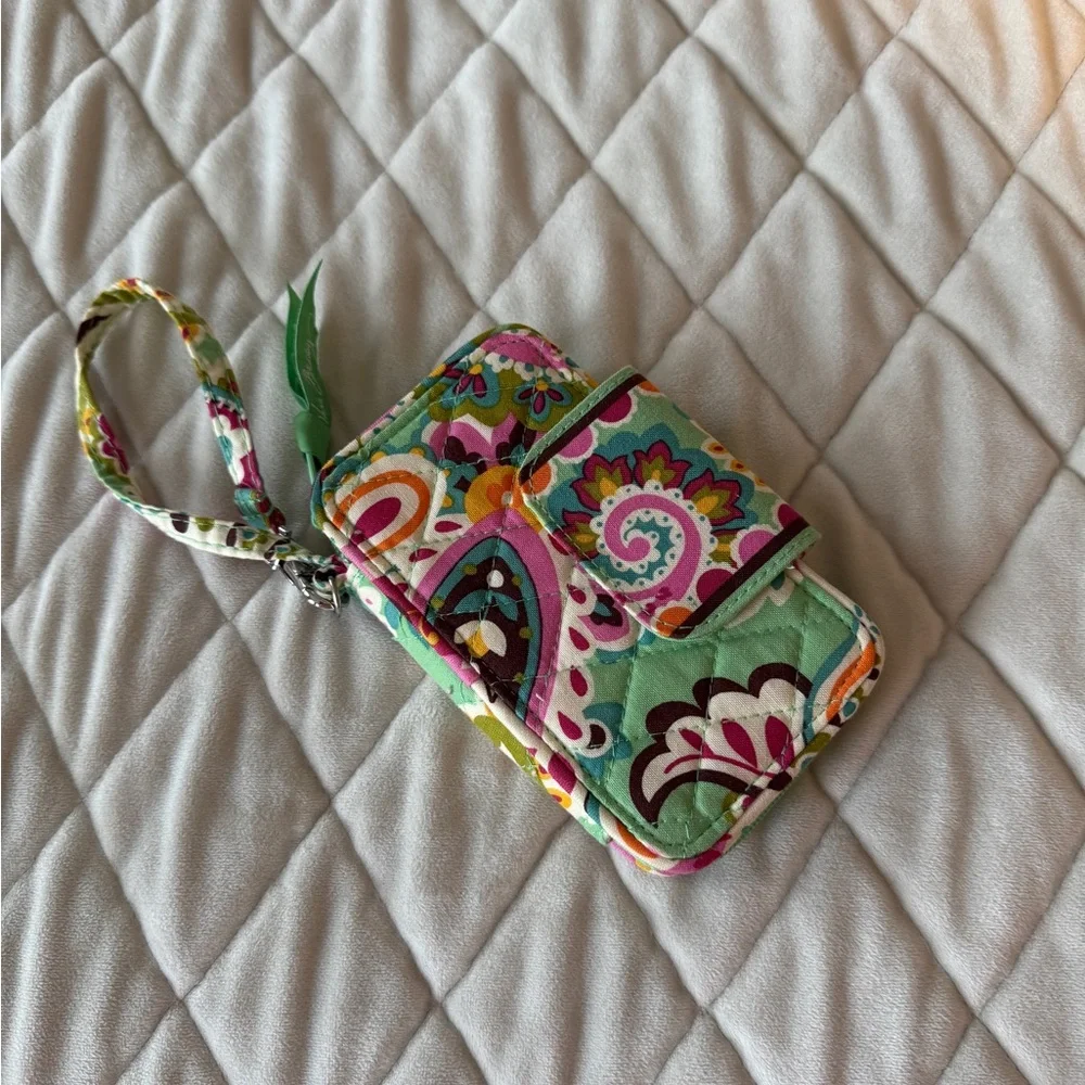 Floral Patterned Phone Pouch with Strap
